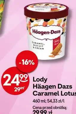 Żabka Lody Häagen Dazs Caramel Lotus oferta