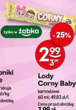 Żabka Lody Corny Baby karmelowe oferta
