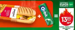 Żabka Panini + Guma Orbit Spearmint oferta