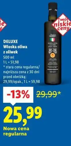 Lidl Włoska oliwa z oliwek oferta
