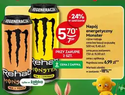 Żabka Napój energetyczny Monster Rehab różne rodzaje oferta