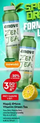 Żabka Napój 4Move Vitamin Green Tea Yuzu Zero, Matcha Zero oferta
