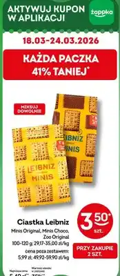 Żabka Ciastka Leibniz Minis Original, Minis Choco, Zoo Original oferta