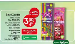 Żabka Żelki Zozole różne rodzaje oferta