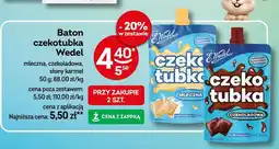 Żabka Baton czekotubka mleczna, czekoladowa, słony karmel oferta