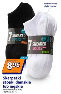 Action Skarpetki stopki damskie białe oferta