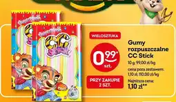 Żabka Gumy rozpuszczalne CC Stick oferta