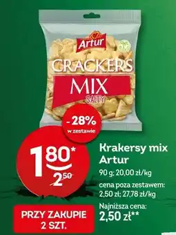 Żabka Krakersy mix salty oferta