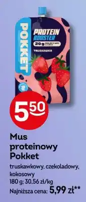 Żabka Mus proteinowy truskawkowy oferta