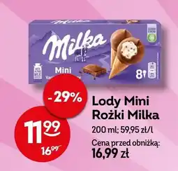 Żabka Lody Mini Rożki oferta