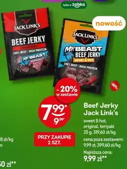Żabka Beef Jerky original oferta