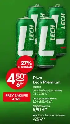 Żabka Piwo Lech Premium oferta