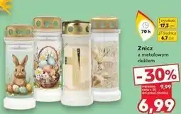 Kaufland Znicz z metalowym deklem wysokość 17,3 cm oferta