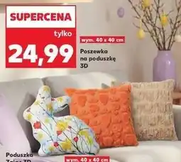 Kaufland Poszewka na poduszkę 3D oferta