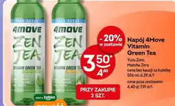 Żabka Napój 4Move Vitamin Green Tea Matcha Zero oferta