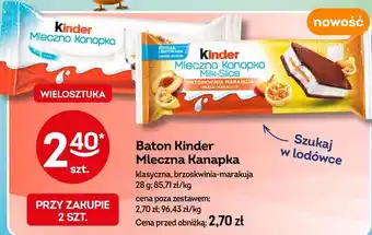 Żabka Baton Kinder Mleczna Kanapka klasyczna oferta
