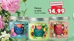 Kaufland Świeca w szkle różne rodzaje oferta