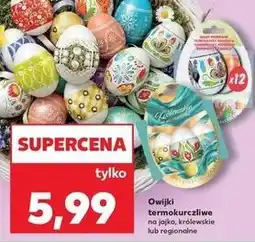 Kaufland Owijki termokurczliwe na jajka, królewskie lub regionalne oferta