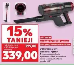 Kaufland Odkurzacz 2 w 1 pionowy i ręczny oferta