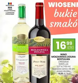 Twój Market Wino Moldawska Dolina Bostavan 2 rodzaje oferta