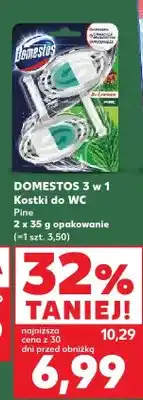 Kaufland Kostki do WC 3 w 1 Pine 2x35g opakowanie oferta