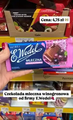 Dino Czekolada mleczna winogronowa oferta