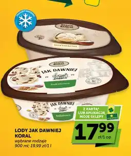 ABC Lody Jak Dawniej Koral bakaliowe oferta