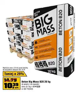 OBI Beton Big Mass B20 oferta