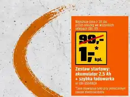 OBI Zestaw startowy: akumulator 2,5 Ah + szybka ładowarka oferta