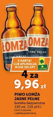 Piwo jasne pełne butelka bezzwrotna