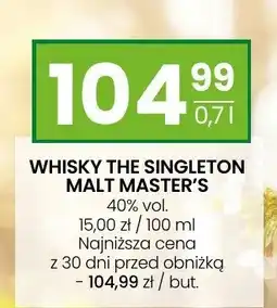 Twój Market Whisky The Singleton Malt Master's oferta