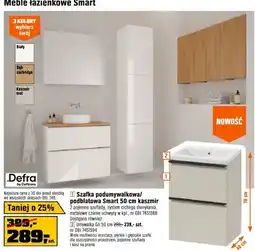 OBI Szafka podumywalkowa/podblatowa Smart 50 cm kaszmír oferta