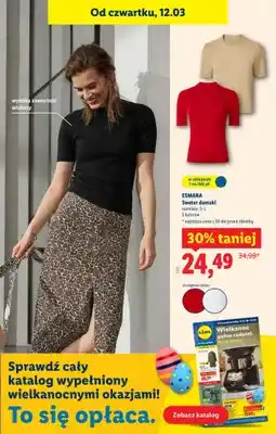 Lidl Sweter damski, 5 kolorów oferta