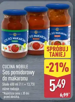 ALDI Sos pomidorowy Cucina Nobile oferta