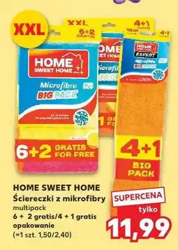 Kaufland Ściereczki z mikrofibry multipack 6 + 2 gratis/4 + 1 gratis oferta