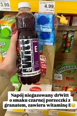Dino Napój niegazowany o smaku czarnej porzeczki z granatem oferta