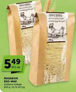 ABC Makaron tradycyjny makaron z ruszniku ze świeżych jaj kurzych wybrane rodzaje oferta