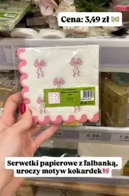 Dino Serwetki papierowe z falbanką w kokardki oferta