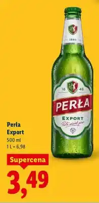 Lidl Piwo Perła Export oferta