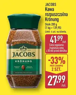 ALDI Kawa rozpuszczalna Jacobs oferta