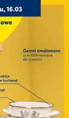 Lidl Garnek emaliowany 20 cm oferta