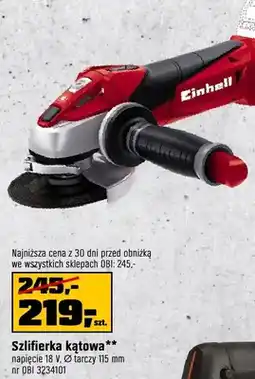 OBI Szlifierka kątowa oferta