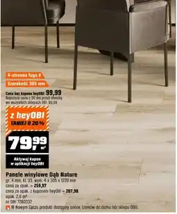 OBI Panele winylowe Dąb Nature oferta