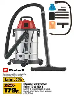 OBI Odkurzacz warsztatowy TC-VC 1820 S oferta