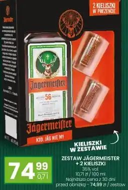 Twój Market Zestaw Jägermeister + 2 kieliszki oferta