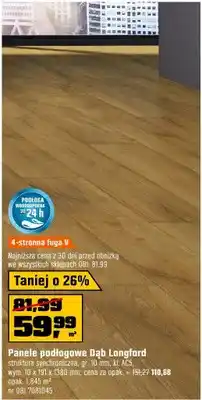 OBI Panele podłogowe Dąb Longford oferta