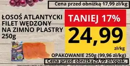 Supeco Łosoś atlantycki filet wędzony na zimno plastry oferta