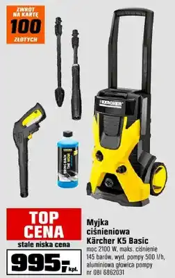 OBI Myjka ciśnieniowa Kärcher K5 Basic oferta