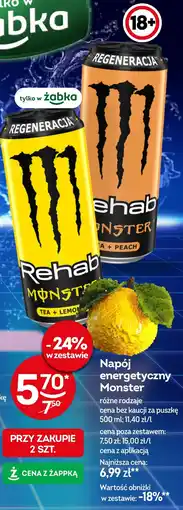 Żabka Napój energetyczny Monster oferta