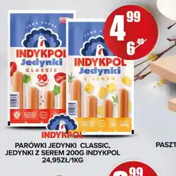 Spiżarnia Smakosza Indykpol Parówki Jedynki oferta